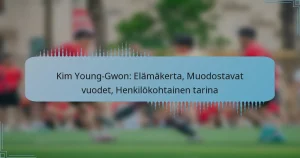 Kim Young-Gwon: Elämäkerta, Muodostavat vuodet, Henkilökohtainen tarina