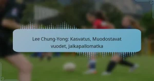 Lee Chung-Yong: Kasvatus, Muodostavat vuodet, Jalkapallomatka